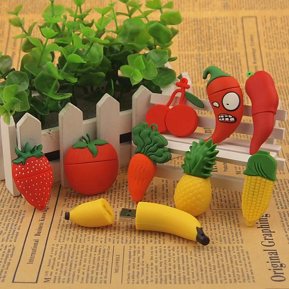 USB 2 0 флеш-накопитель в виде овощей и фруктов Bellek на 32 ГБ 16 64 8 4 Гб флешка подарки |