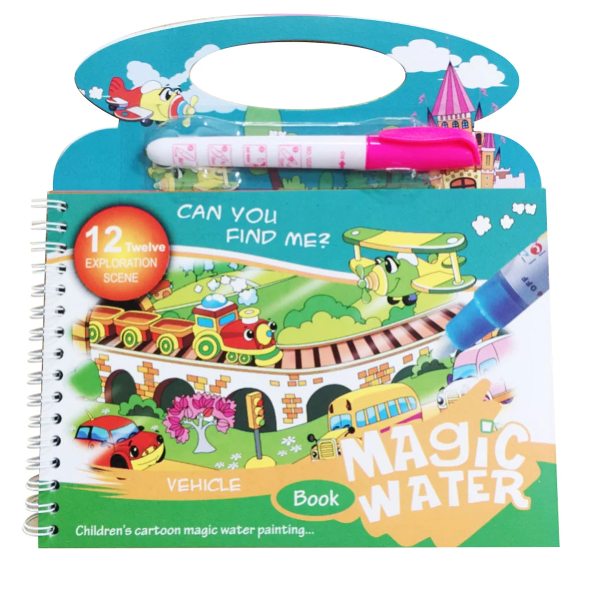 Reusable Magic Water Drawing Book Coloring Doodle & Pen Painting Board For Kids Toys Birthday Gift | Игрушки и хобби