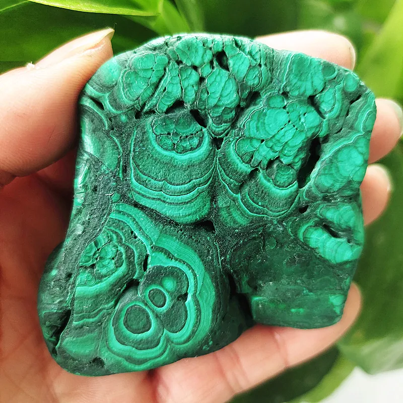 

Natural raw ore malachite slice mineral specimen home furnishing specimens Stones and powerful Healing crystals