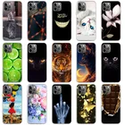 Чехол для Iphone 12 11 Pro Max, мягкий чехол из ТПУ для телефона Apple IPhone 12 Mini, Iphone11, чехол, бампер с мраморным рисунком