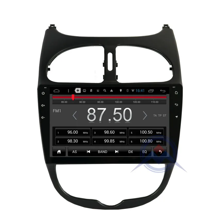 ZOHANAVI 9 дюймов Android 9. 0 Octacore автомобильный стерео gps для peugeot 206 Автомобильный