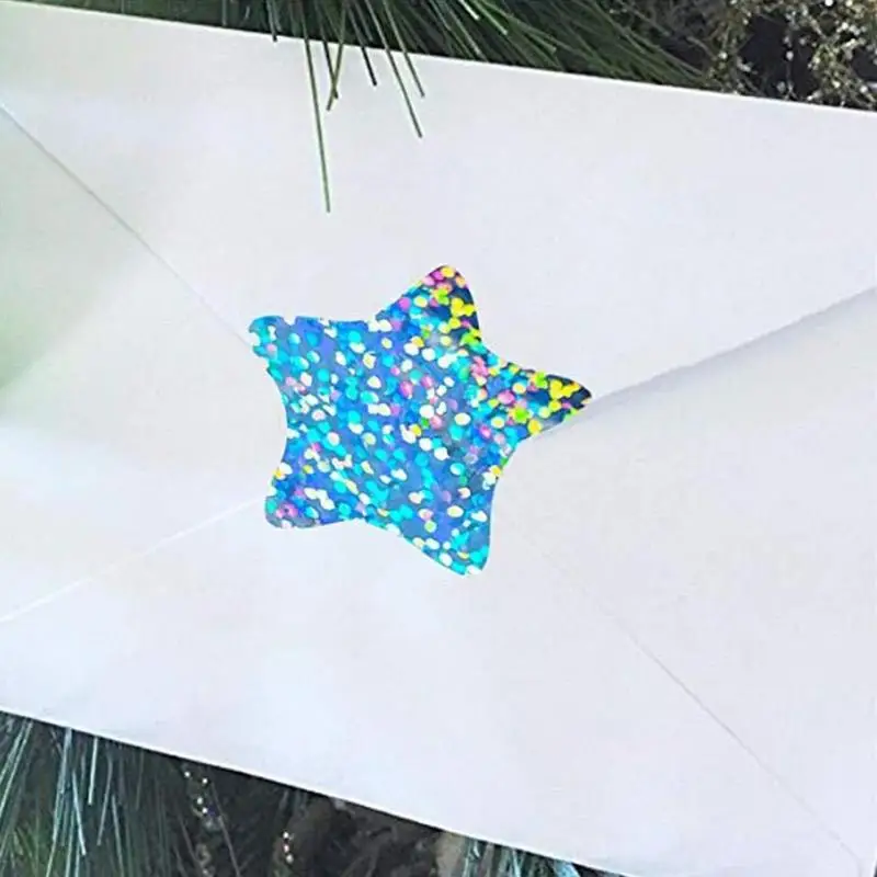 500 шт. круглые наклейки с сердечками и звездами | Дом сад