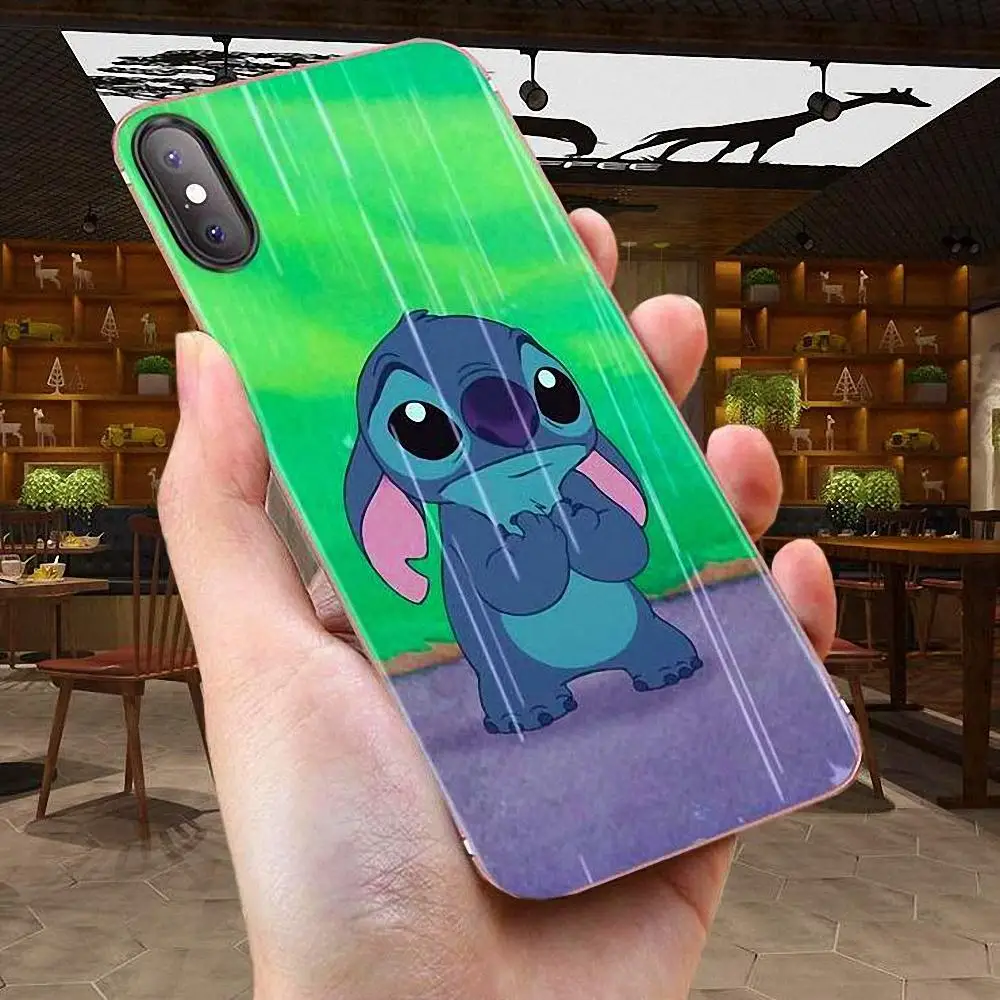 Оригинальный ТПУ чехол для Huawei Honor Mate 7 7A 8 9 10 20 V8 V9 V10 V30 P40 G Lite Play Mini Pro P Smart Cute Lilo Stitch