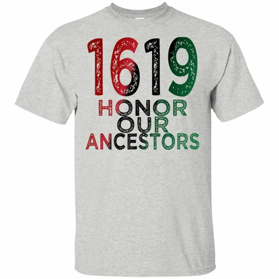 1619 проект наших предков черная история месяц Кванзаа черный темно синяя футболка