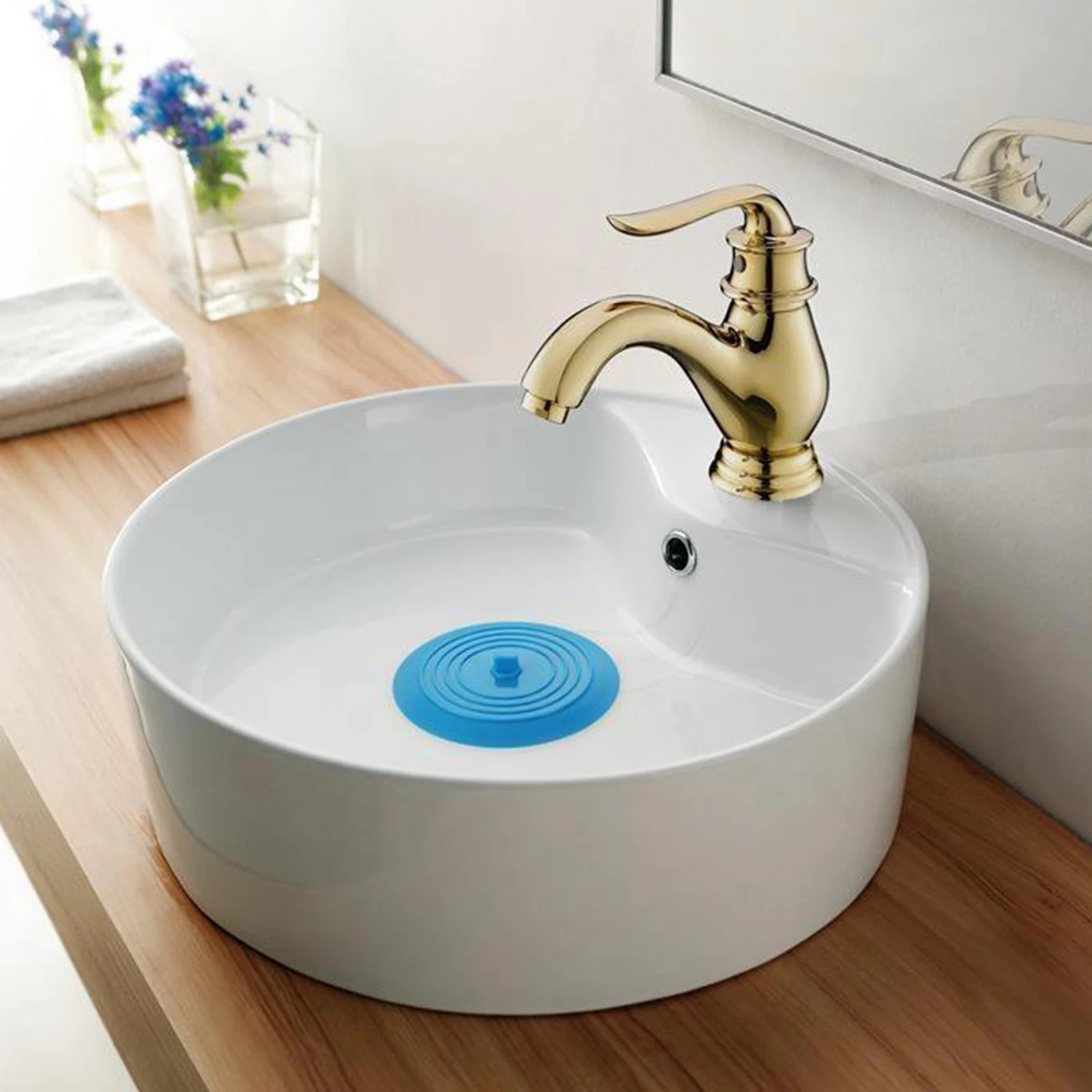 Силиконовая пробка для ванной Ванна сливная запечатывания раковина фиксаторы