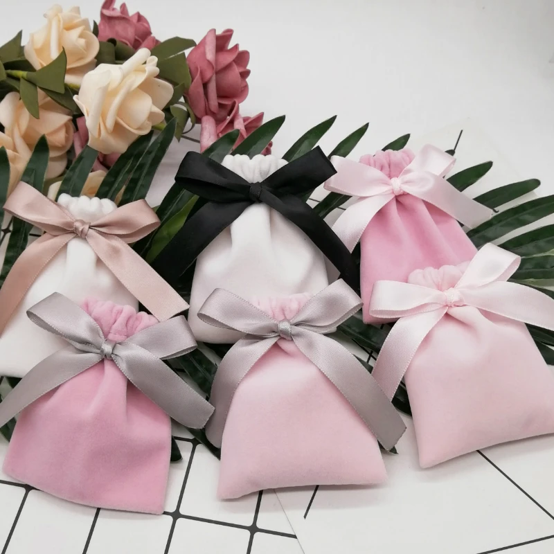 20 шт. бархатные сумки для хранения ювелирных изделий | Украшения и аксессуары