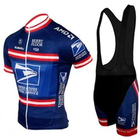 united states postal service cycling jersey short sleeve summer sets bicycle shirt bib shorts kits mtb bike maillot ciclismo