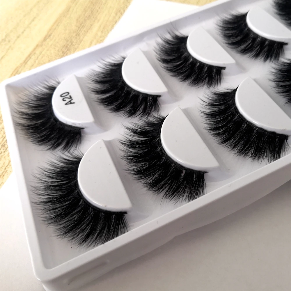 3D False mink eyelashes Long Thick Natural Individual Fake Eyelashes Extension Glue For Professional Set | Красота и здоровье