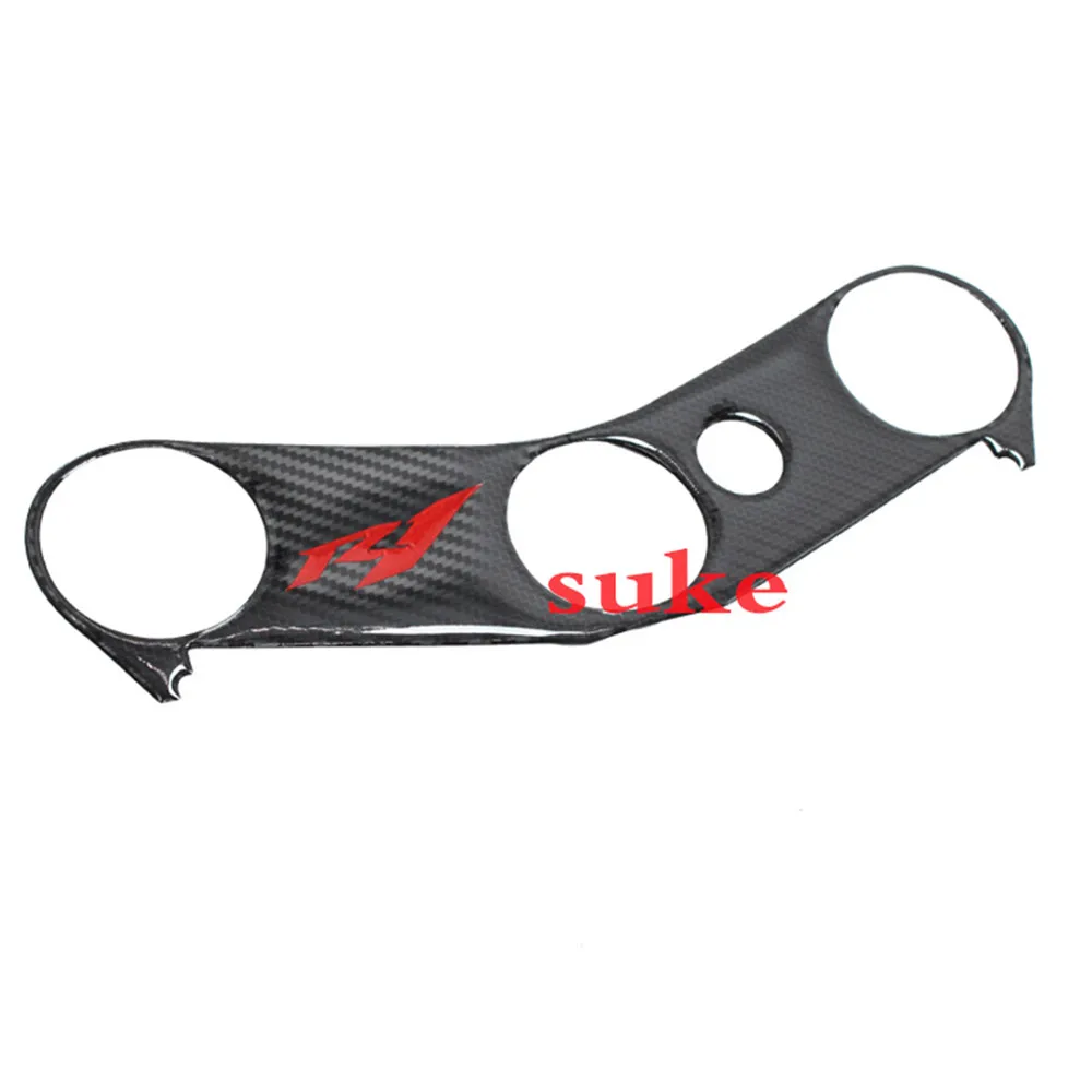 Тройной зажим с узором из углеродного волокна хомут для мотоцикла R1 наклейка