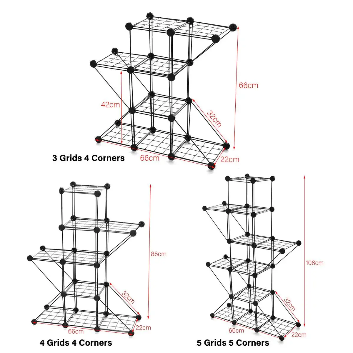 

3/4/5 Tiers Flower Rack Plant Stand Multi Flower Stand Shelves Bonsai Display Shelf Yard Garden Patio Balcony Pot Plant Stand