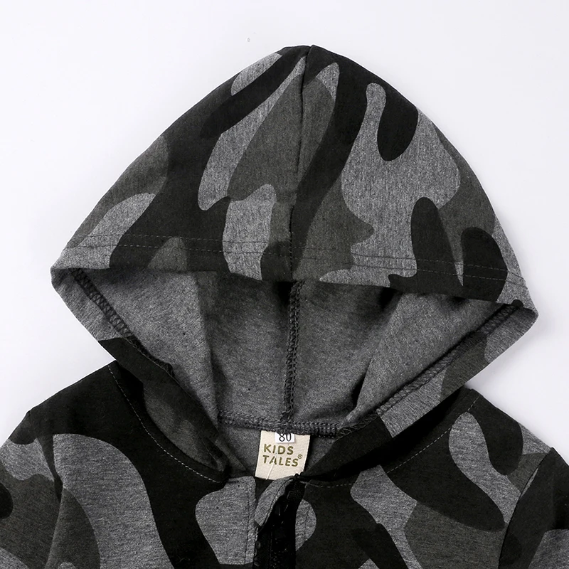 Модный детский камуфляжный комбинезон для новорожденных девочек и мальчиков