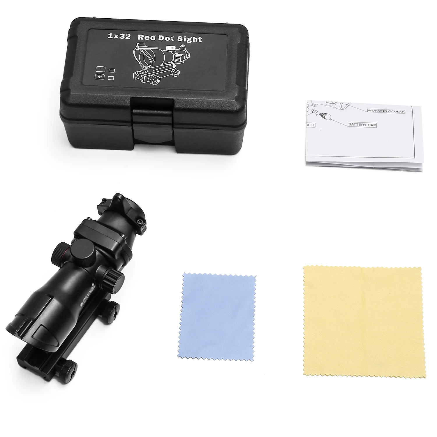Trijicon оптическим 1X32 Red Dot лазерный прицел областей для Страйкбольное ружье