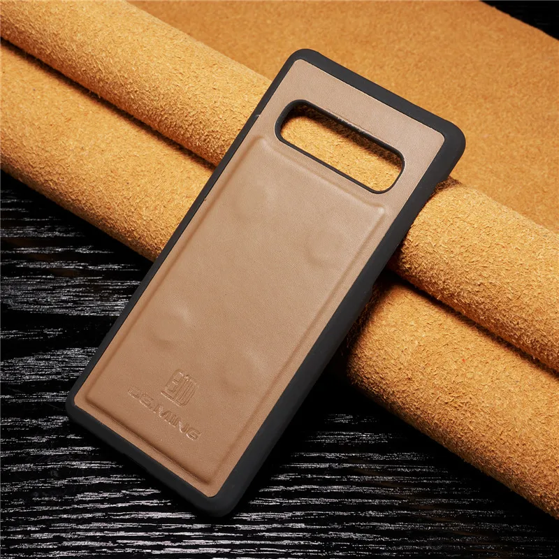 Роскошный кожаный чехол S10plus для samsung Galaxy S8, S9, S10 Plus, S10E, Note 9, 8, S7 Edge, Магнитный съемный флип-Кошелек, Чехол для карт