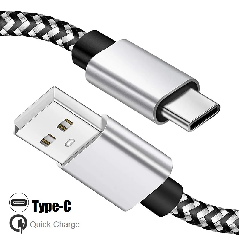 VSKEY 3 шт. USB Type C кабель для Xiaomi Mi 11 Redmi Note 10S 9SE 8 Lite Poco X3 Pro M3 порт быстрая зарядка