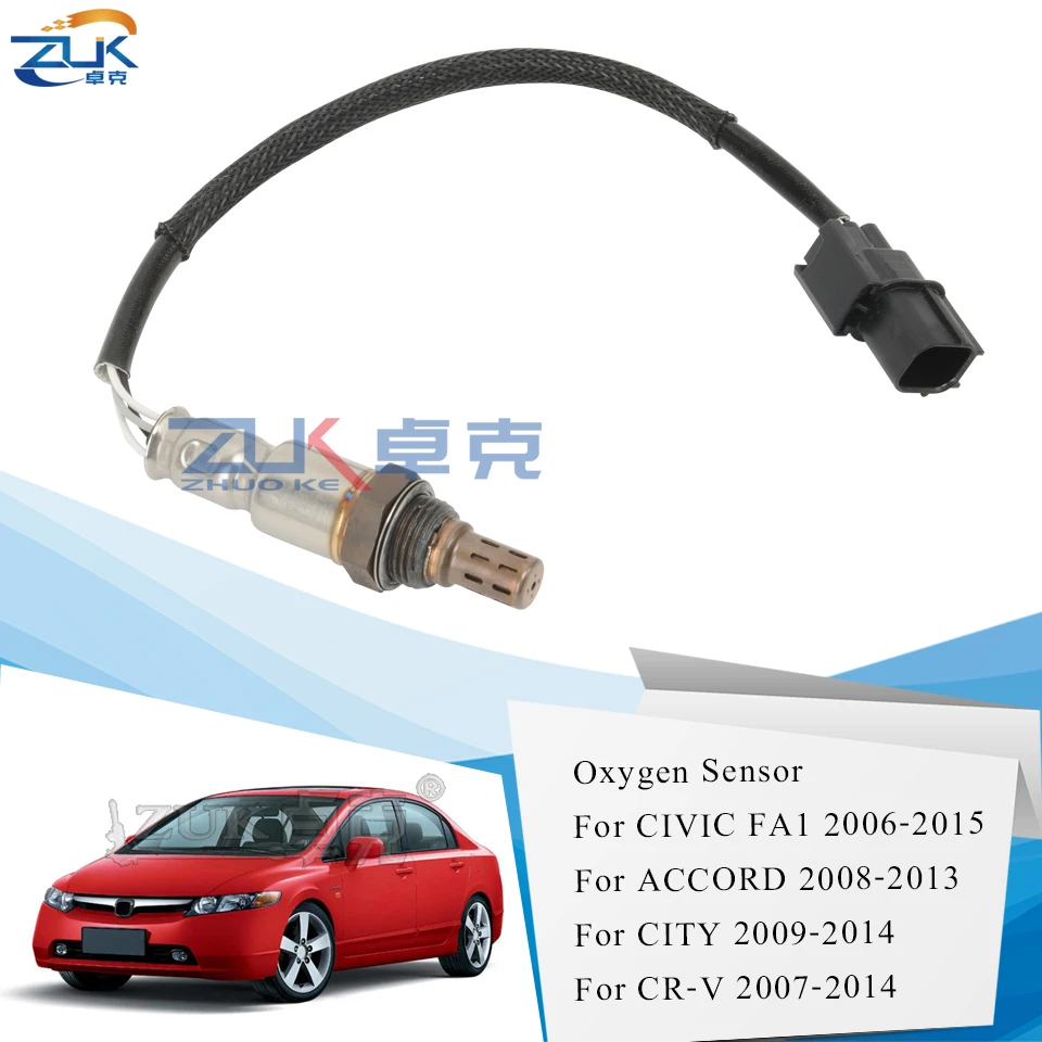 

ZUK Rear Oxygen Sensor O2 Lambda Sensor For Honda CIVIC 2006-2015 2014 For CRV 07-14 For Accord 2008-2013 For CITY 2009-2014