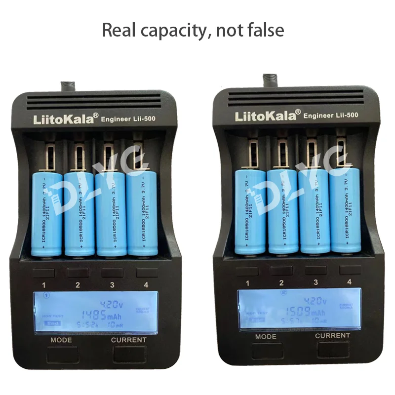18500 3.7V 1400mAh rechargeable power lithium ion battery10Adischarge suitable for strong light flashlight razor clipper battery |
