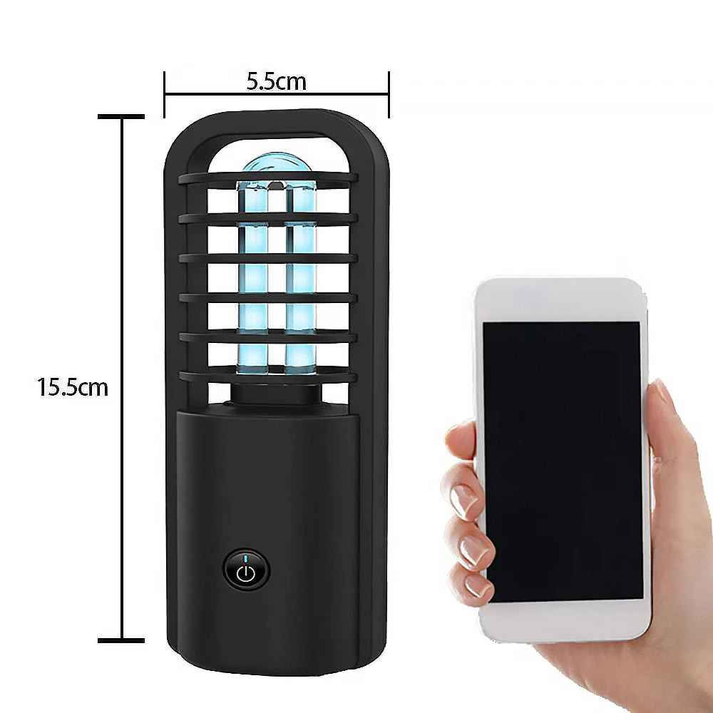 Многофункциональная УФ ультрафиолетовая лампа 360 градусов с USB бактерицидная