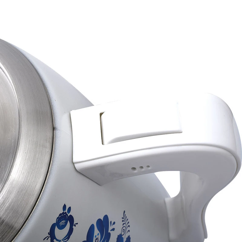 Электрическая сине белая фарфоровая чайница самовар турецкий чайник 4 5 л чайная