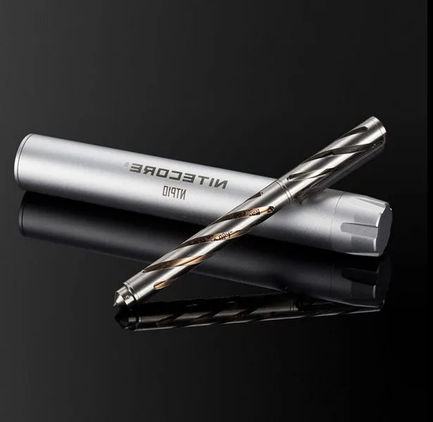 Титановая тактическая ручка NITECORE NTP10 режущий корпус Вольфрамовая сталь