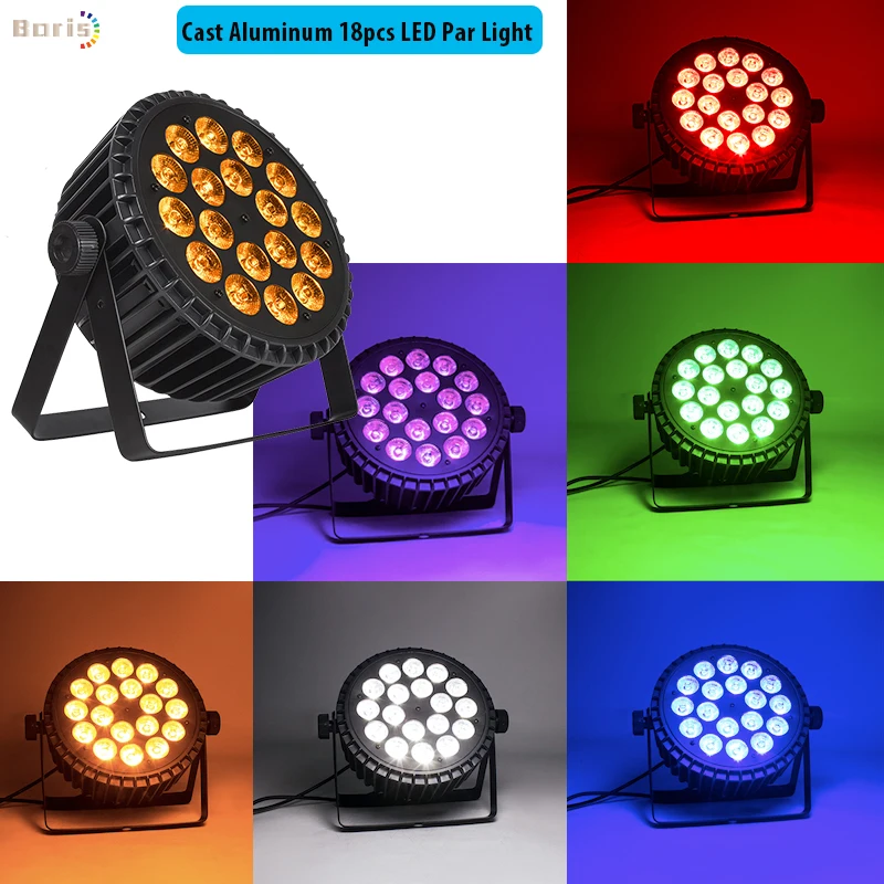 Беспошлинный Светодиодный прожектор для сцены 8 шт./лот RGBW 18x10 Вт 4 в 1 RGBWA 5 18x12 RGBWAUV 6
