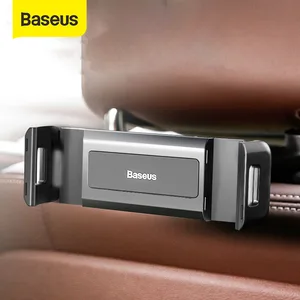 baseus car backseat phone holder 360° rotation foldable stand for 4 7 12 3 inch tablet ipad phone mount auto back seat support free global shippi