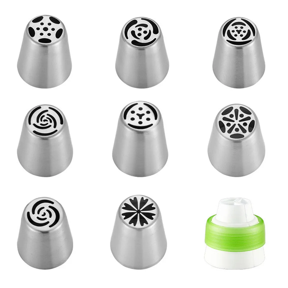 

Stainless Steel Leaf Tips Icing Piping Nozzles Cake Decorating Pastry Tip Sets Cupcake Tools