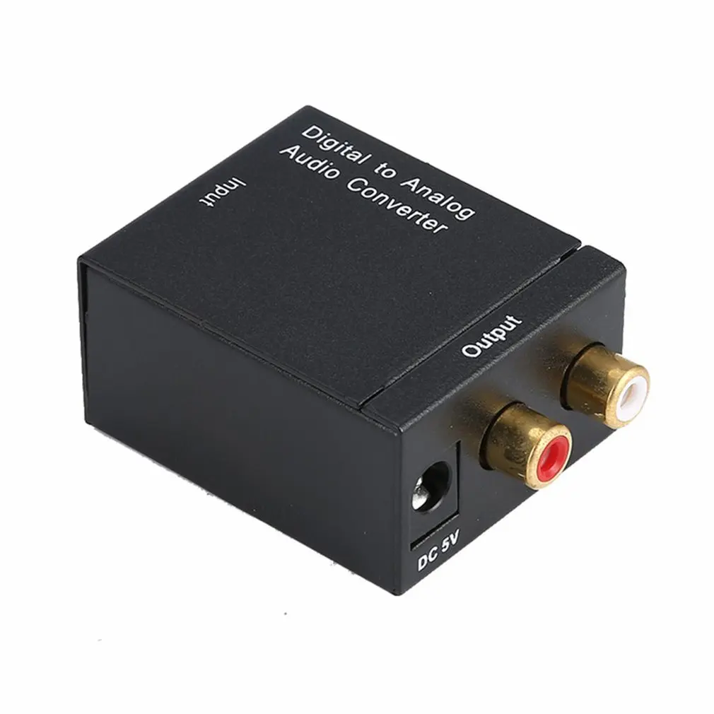 Оптический цифровой стерео аудио SPDIF Toslink коаксиальный сигнал в аналоговый