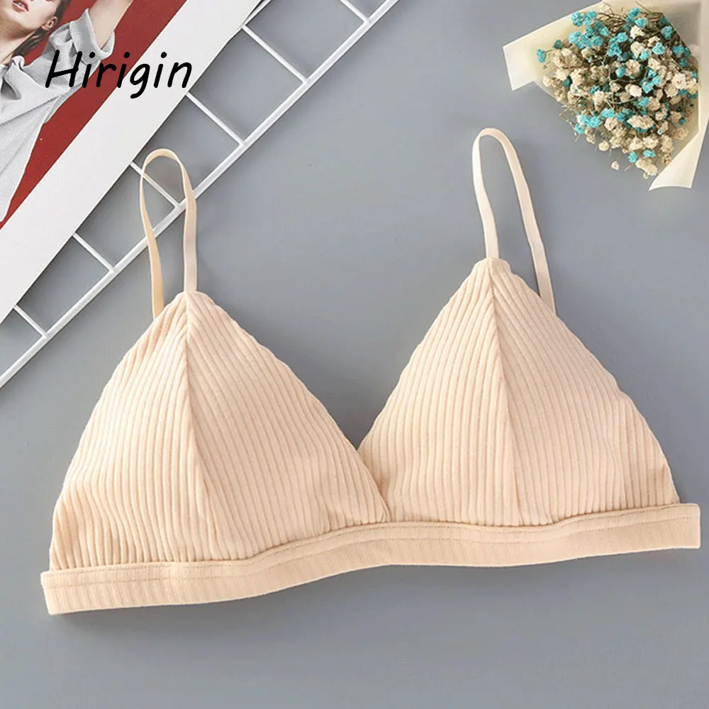 

2020 Women sexy Bralette French Style Lace Bra Girls Triangle Cup Lingerie Deep V Wireless Underwear Soft Thin Seamless Bra