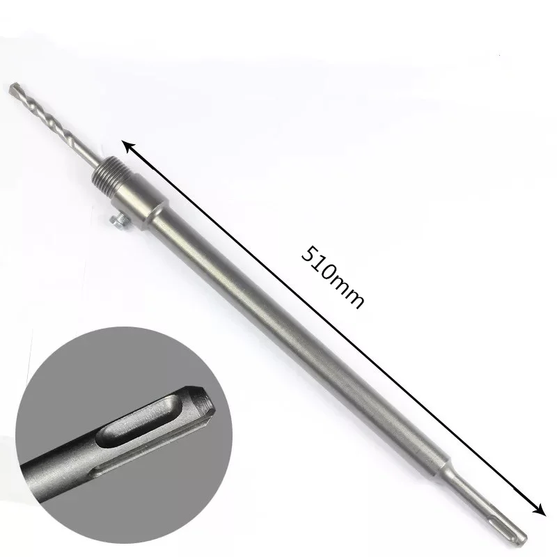 Round handle 30-160 мм SDS Бетон цемент камень стены отверстие пилы - Цвет: Round handle