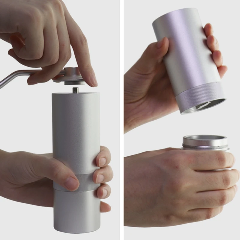 

Coffee Grinder Mini Stainless Steel Hand Manual Handmade Coffee Bean Burr Grinders Mill Kitchen Tool Grinders