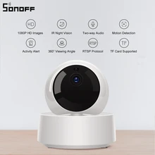 Sonoff GK-200MP2-B 1080P HD Wireless WiFi IP Security Camera Motion Detective 360° Viewing Activity Alert Ewelink APP Control