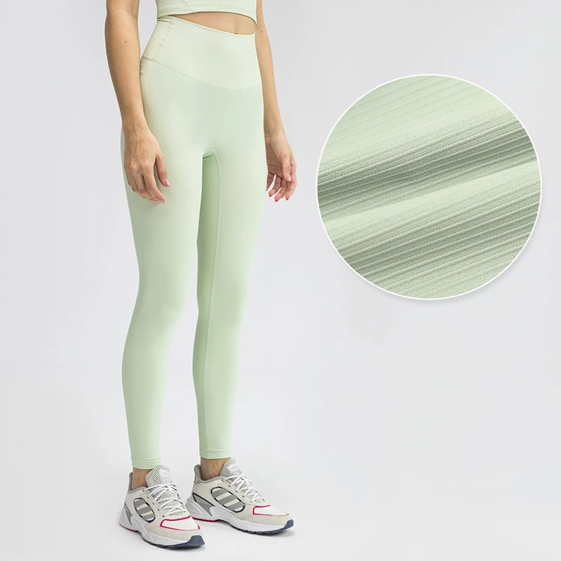 

Женские штаны для тренировок в тренажерном зале, спортивные бесшовные леггинсы с высокой талией, дышащая Спортивная эластичная Спортивная ...