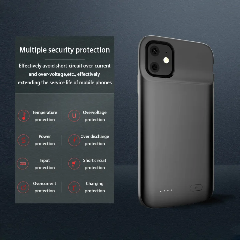 

Slim Power Bank Case External Battery Charger Case for iphone 11 pro Max 11 11 pro Battery Case Charging Cover for iPhone 11 pro