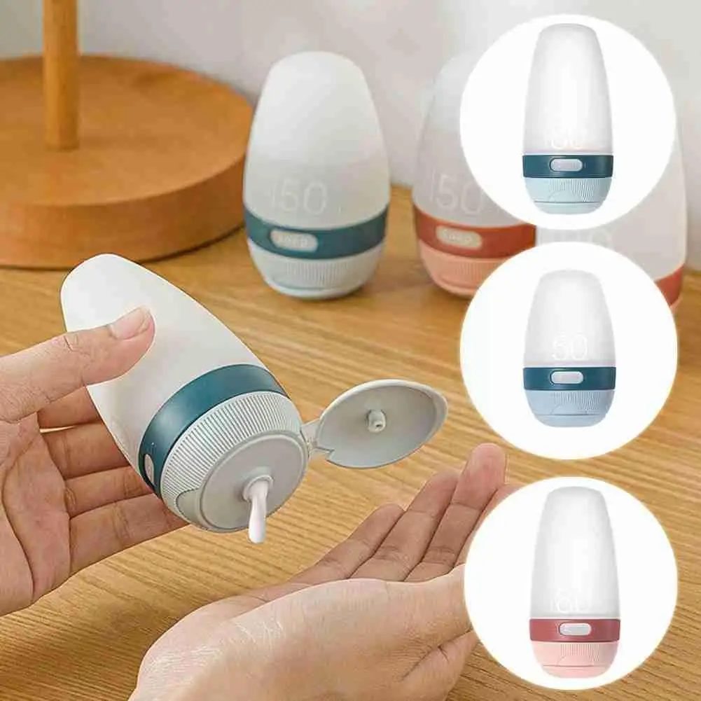 

New Portable Silicone Divided Bottle Refillable Leak-proof Lotion Easy Gel Empty to Clean Shower Bottles For Travel Shampoo U0P8