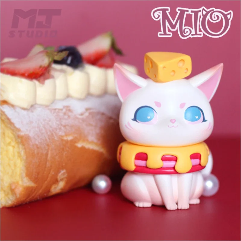 

Кукла-сюрприз Mio время серии с изображением кота из мультфильма и глухая коробка случайный набор в коробке игрушки фигурку десерт Kawaii милые ...