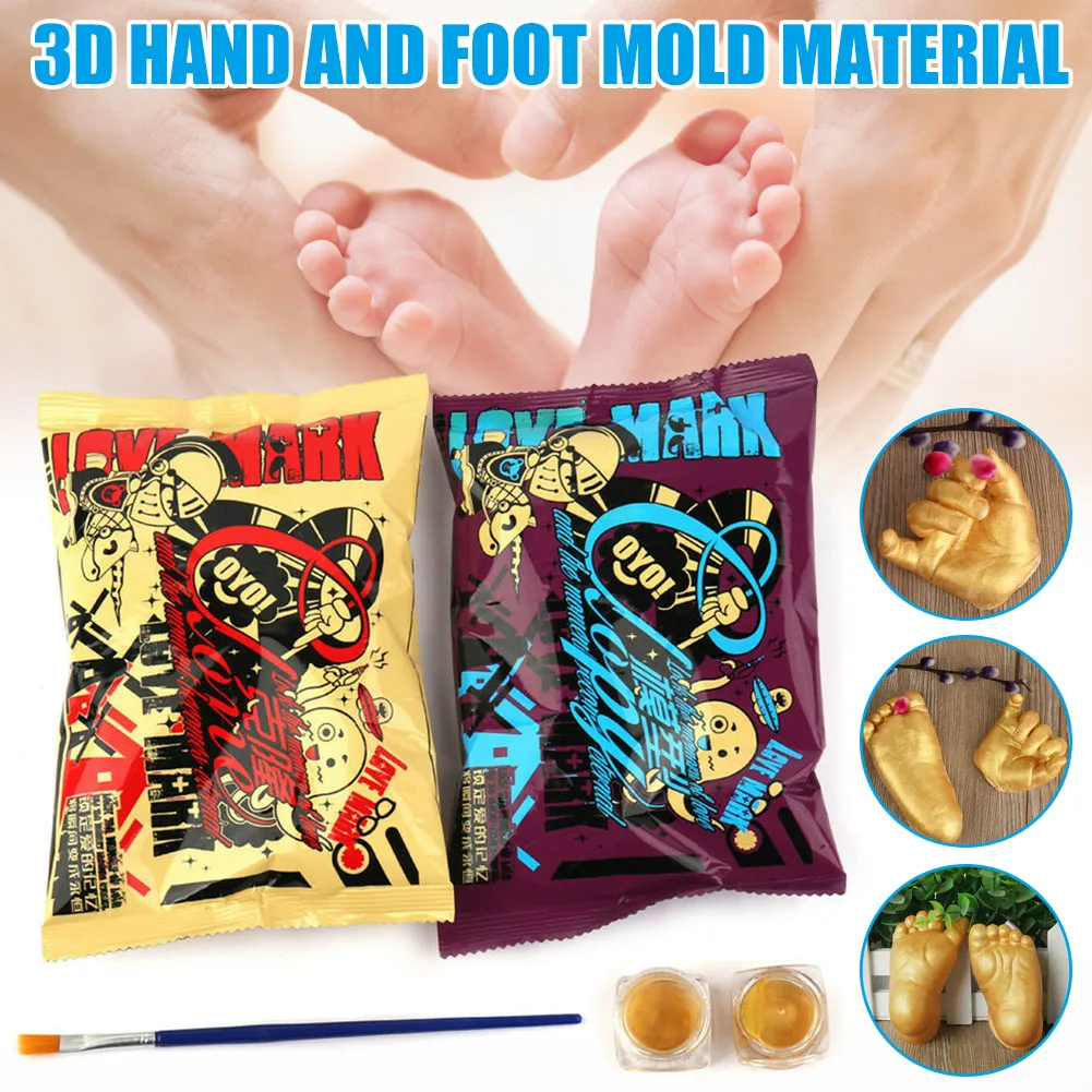 3D штукатурка ручная печать отпечаток ноги литая форма для литья под комплект