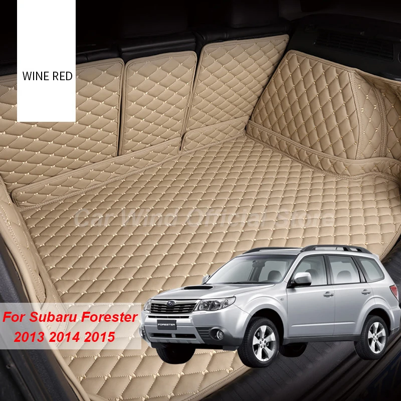 

Кожаные автомобильные коврики для багажника для Subaru Forester 2006, 2007, 2008, 2009, 2010, 2011, 2012, 2013, 2014, 2016, 2017, аксессуары для багажника