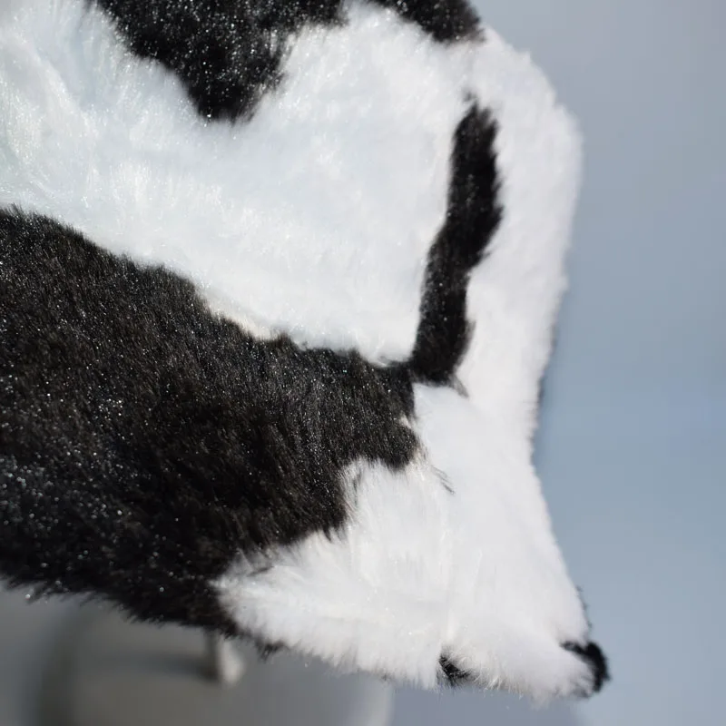 Панама женская из искусственного меха модная теплая зимняя шапка для девушек и