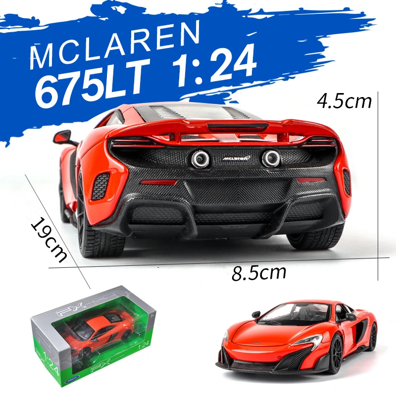 Welly 1:24 Макларен 675LT супер украшение автомобиля коллекция игрушка в подарок литье