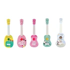 Детская имитация укулеле, реалистичные игрушки, многофункциональный мультяшный пластиковый набор, портативные музыкальные игрушки