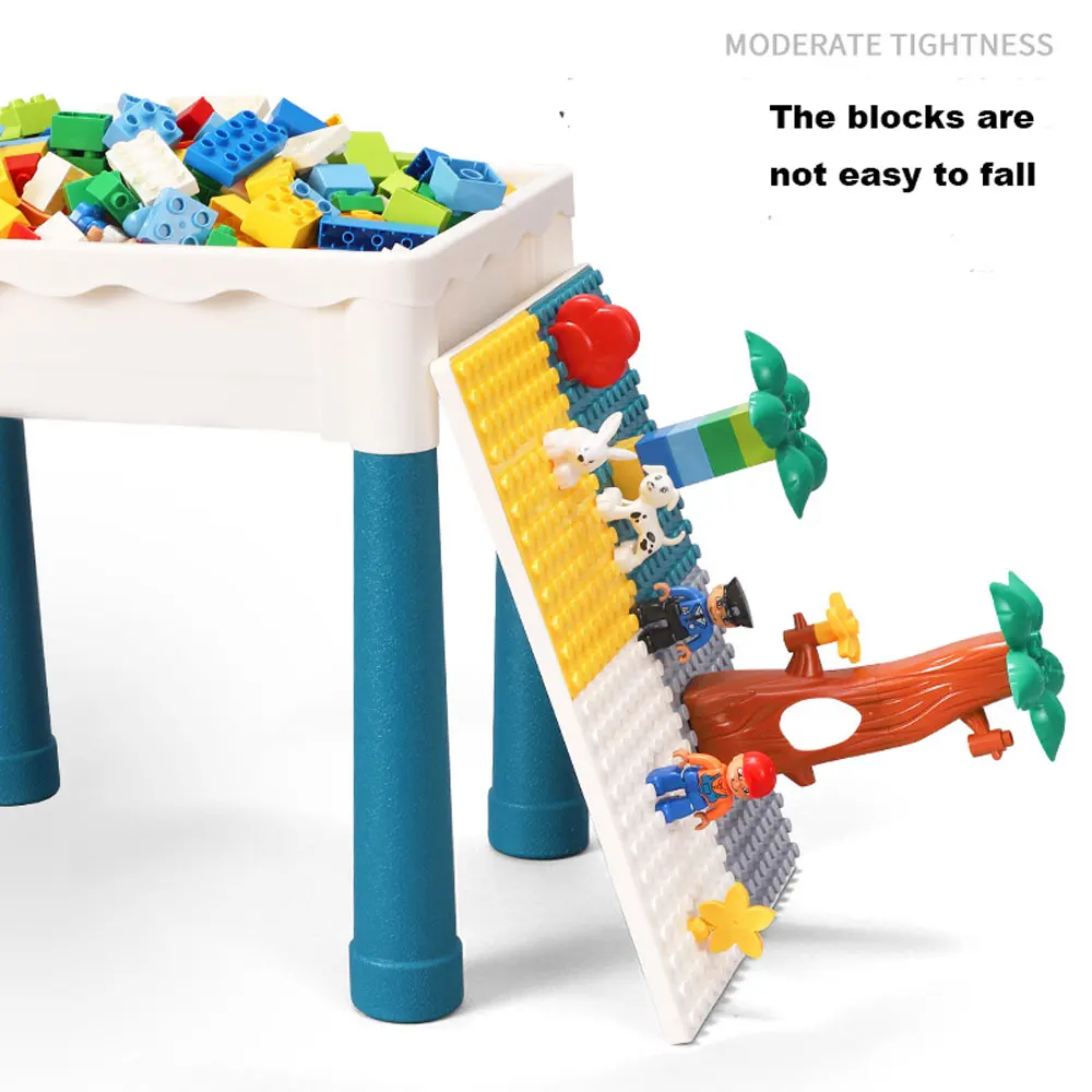 Классический конструктор сделай сам стол со стульями учебный большого размера