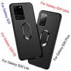 Чехол Funda Samsung S20 FE, чехол для Galaxy S20 LitePlus, мягкий силиконовый магнитный металлический чехол с кольцом для Samsung Galaxy S20 Ultra Coque