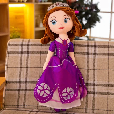 Бесплатная доставка 70 см София Принцесса кукла плюшевые игрушки мягкие куклы на