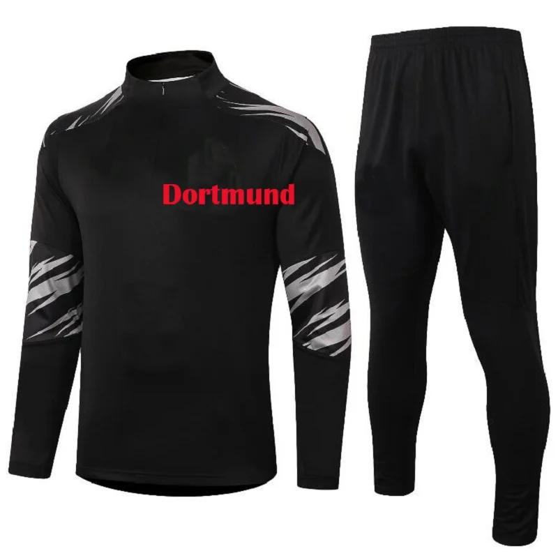 

20 21 DortmundES Mans SANCHO REUS HAZARD HAALAND HUMMELS HUMMELS 2021 DortmundES Training suit Top Quality adult shirt