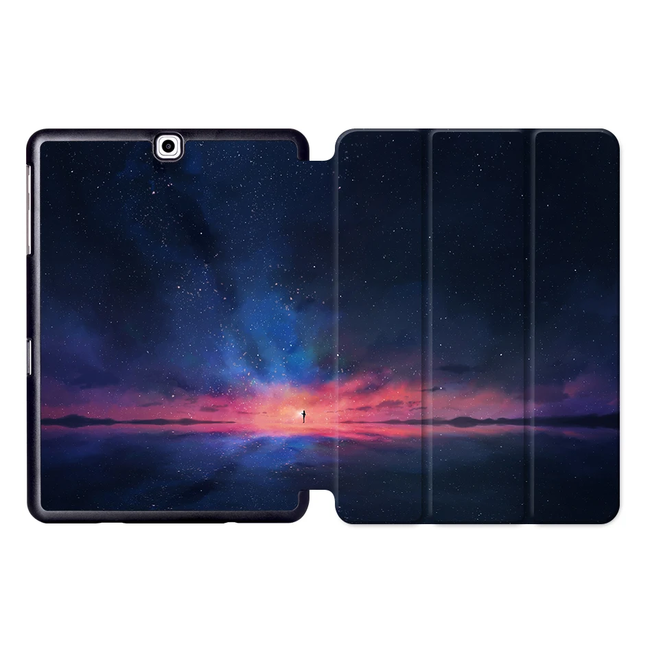 MTT из искусственной кожи чехол для samsung Galaxy Tab A 9,7 ''T550 T555 SM-P550 SM-P555 откидная подставка умный чехол мультяшный чехол для планшета Funda - Цвет: SS15