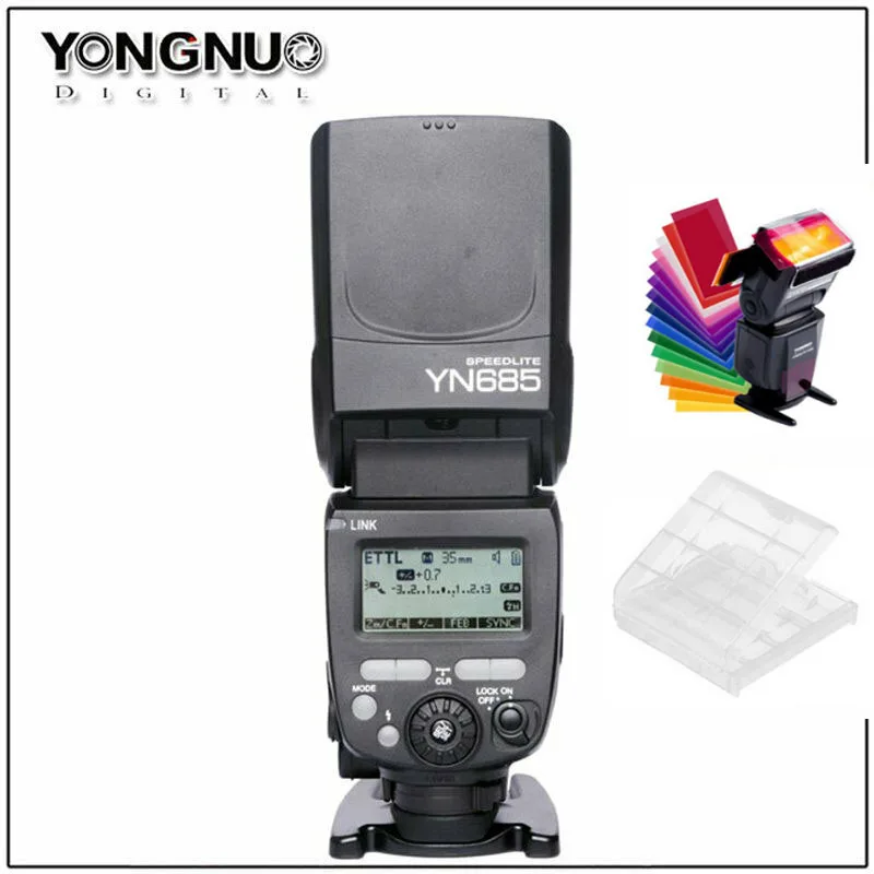 Беспроводная вспышка YongNuo YN685 2 4G HSS Speedlite Light для Canon Nikon DSLR Camera 500d 60d 70d d5100 d5400