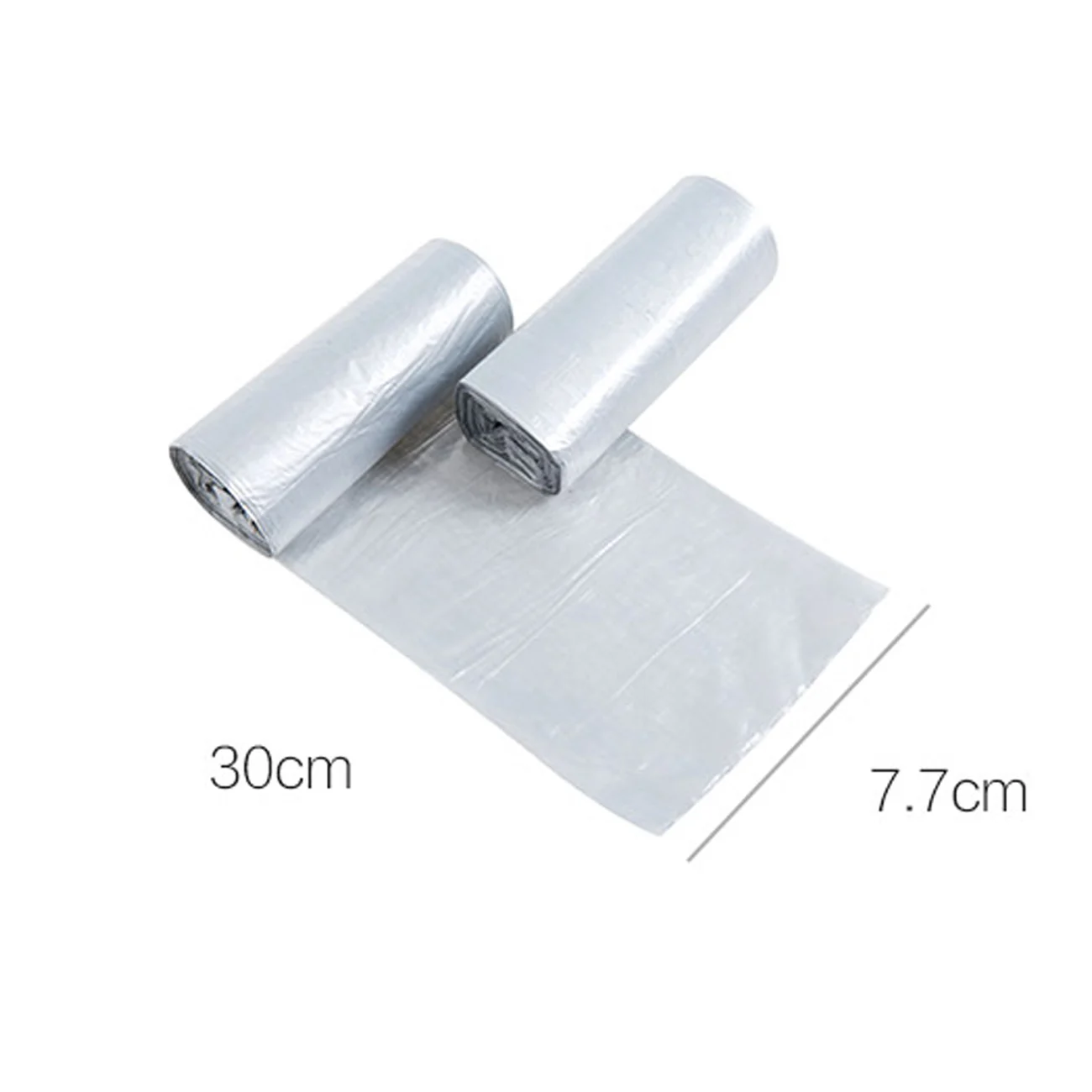 

100Pcs Small Trash Bags Garbage Bags Roll Disposable Car Trash Bag Waste Bag for Desktop Trash Can Bin Household Accessories