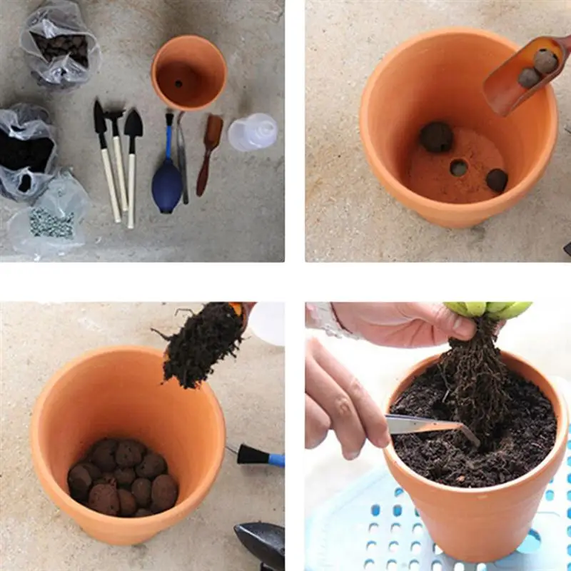 10/12/20Pcs Small Terracotta Pot Red Ceramic Flower Clay Pottery Planter Cactus Pots Nursery Great | Дом и сад