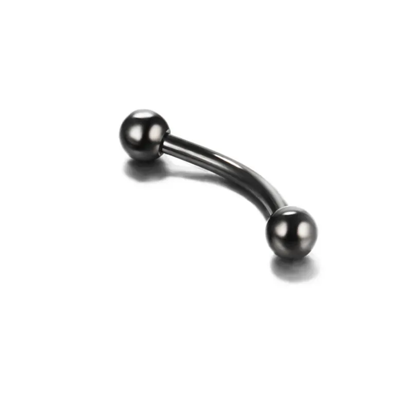 

1Pc Stainless Steel Eyebrow Bar Lip Nose Rings Pircing Ear Studs Helix Rook Tragus Body Piercing Jewelry