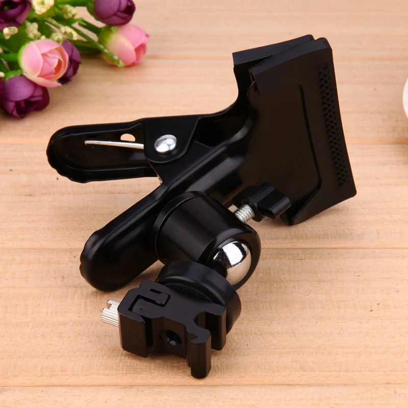 Профессиональный Металлический фон для фотостудии с зажимом и шаровой головкой